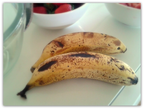 Ripe bananas are important!